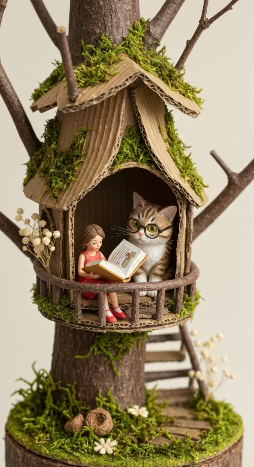 Treehouse diorama